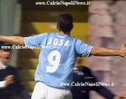 Sosa esulta dopo il gol del momentaneo 1 a 0